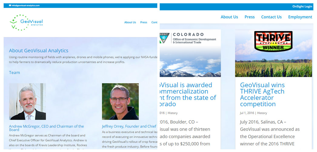 geovisual analytics website